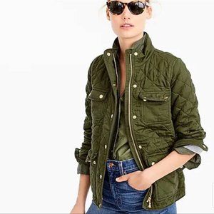 J. Crew Quilted Field Jacket Tall